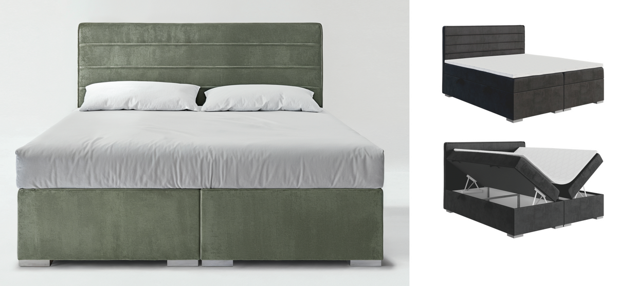 Boxspringbett Ben – Eleganz &amp; Komfort für gehobene Hotellerie und Wohnräume