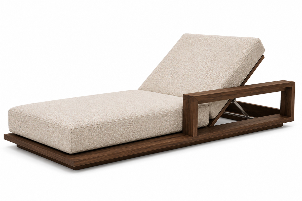 Exklusive Outdoor-Liege FINA – Neues Design von Hotelkonzept Interior